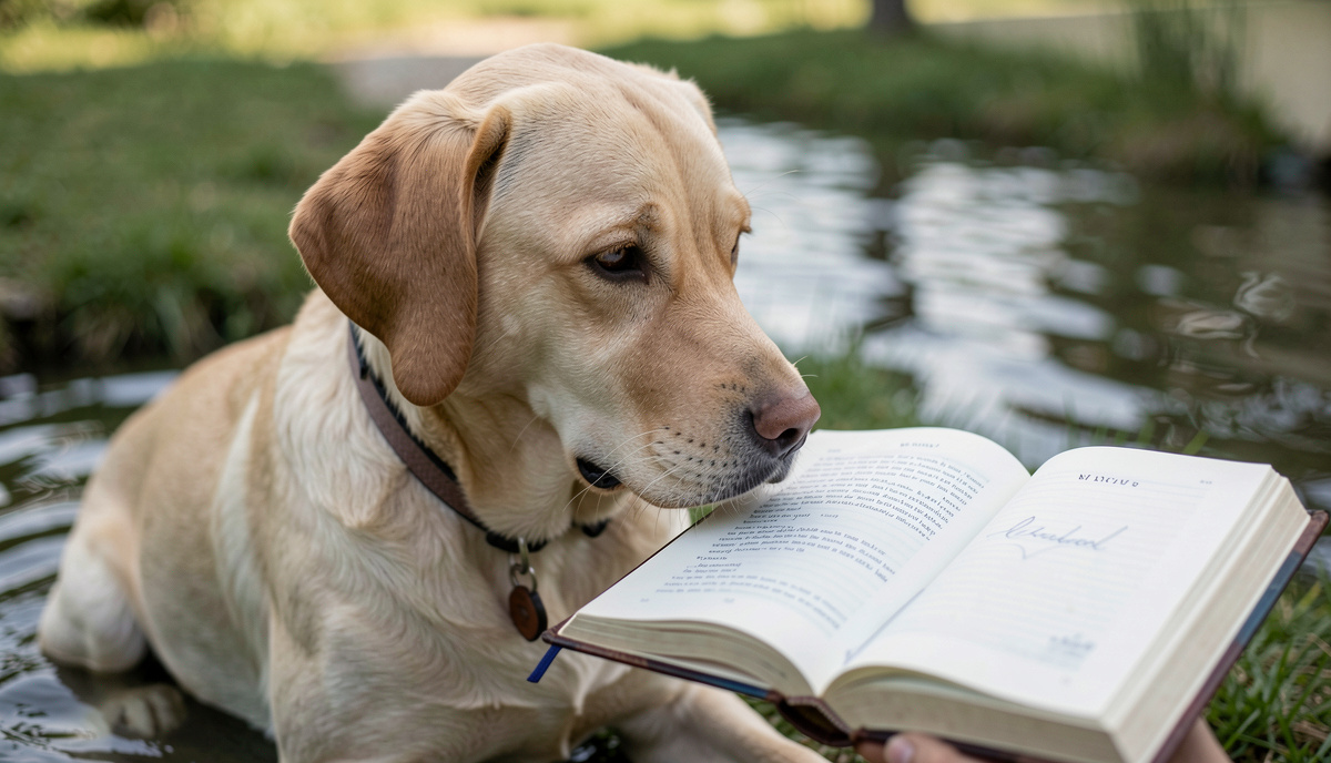 a French notebook on the golden's closest cousin